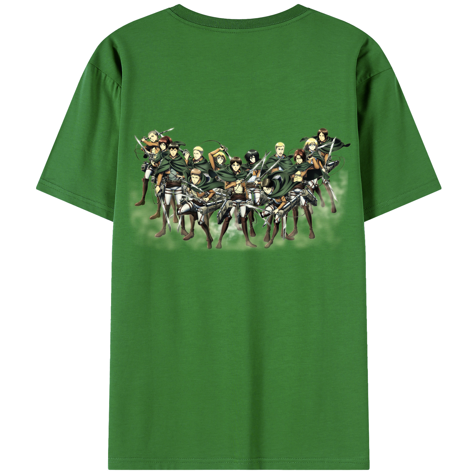 （画像用） 進撃の巨人 Attack on Titan レディース半袖Tシャツ(バックプリント)
